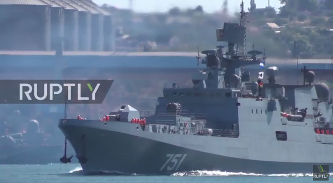 Руска фрегата кренула пут Сирије