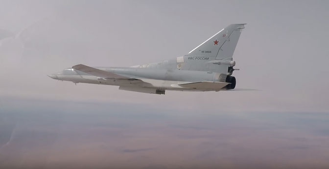 Стратешки бомбардери Ту-22М3 нанели ударе по терористима у Сирији