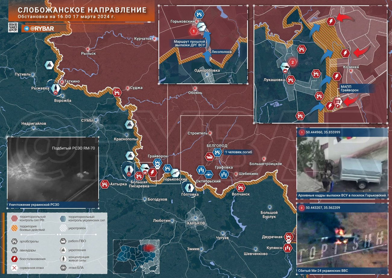  Слобожански правац: борбе код Козинке и уништење Ми-24 Оружаних снага Украјине