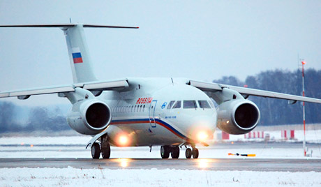 Ан-148 успешно слетео у Пулково