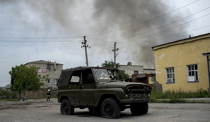У Луганској области пуцано на аутобус са избеглицама