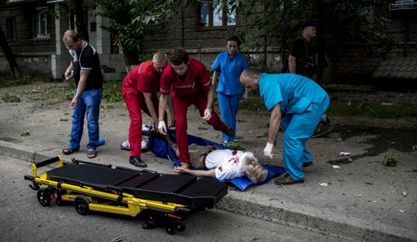 У гранатирању Луганска у последња 24 сата настрадало 16 људи, 60 рањено