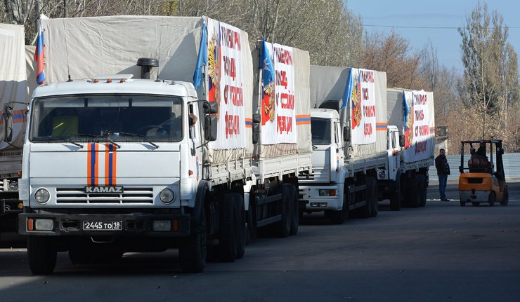 Конвој са хуманитарном помоћи креће за Донбас