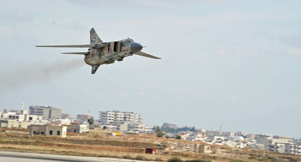 Терористи објавили снимак са места пада сиријског авиона МиГ-23