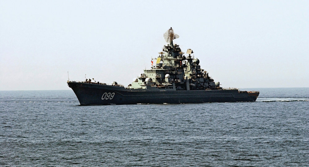 Крстарица „Петар Велики“ на мору након две године