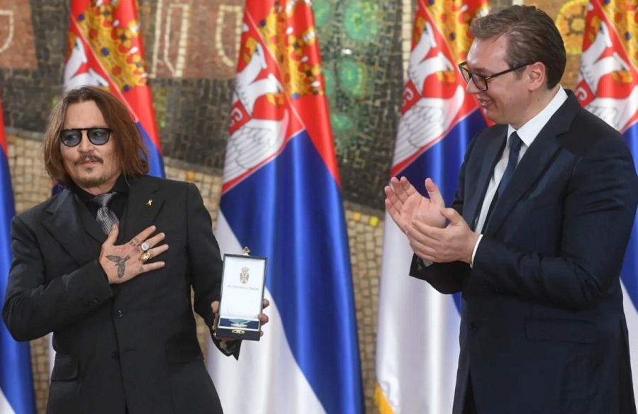 Србија одликовала Џонија Депа: Хвала вам, обећавам да никада нећу изневерити овакву част
