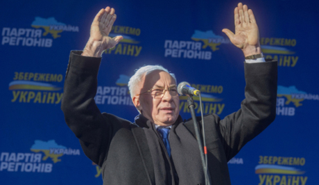Евромајдан и антимајдан у центру Кијева