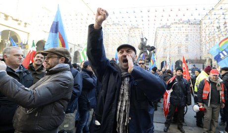 Масовни протести у Риму