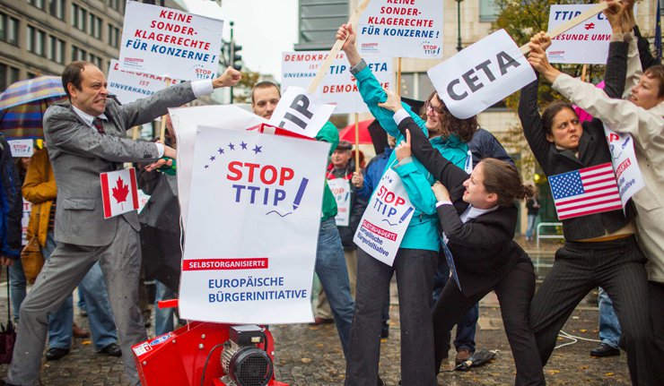 Европљани против споразума о слободној трговини између ЕУ и САД