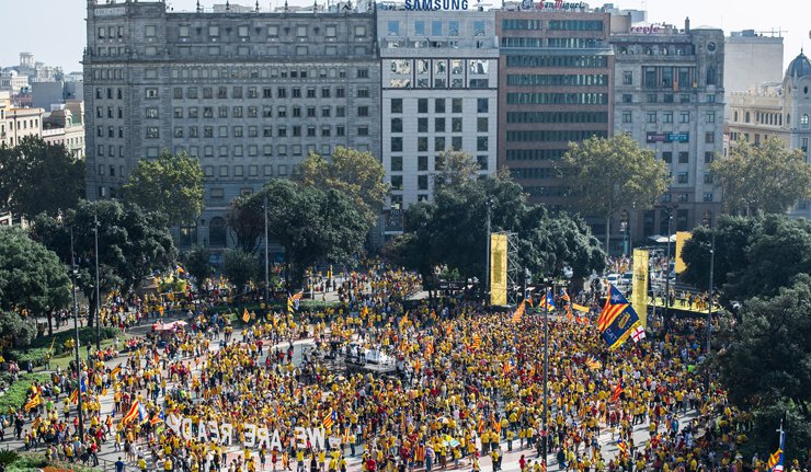 Барселона: Митинг подршке независности Каталоније