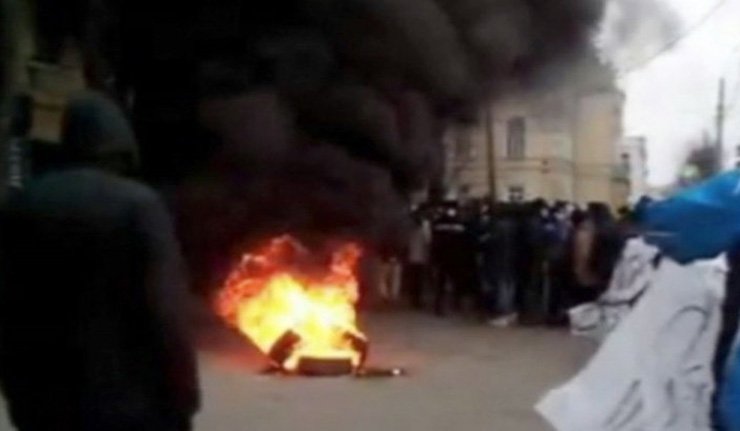 На протесту у Виници у Украјини пет хиљада људи