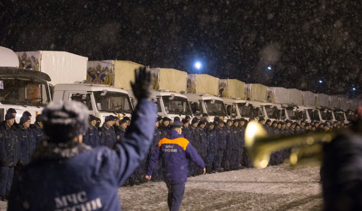Русија ће упутити 12. хуманитарни конвој у Донбас у случају потребе