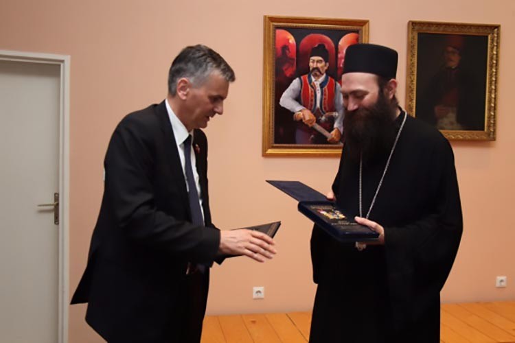 Игуману Хиландара награда општине Чајетина: Нераскидива веза народа и србских светиња на Светој Гори