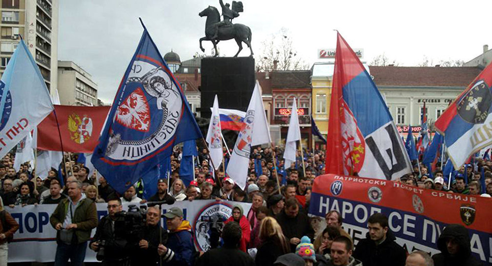 Велики протест у Нишу против НАТО