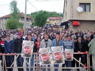 Митинг подршке генералу Ратку Младићу у Калиновику