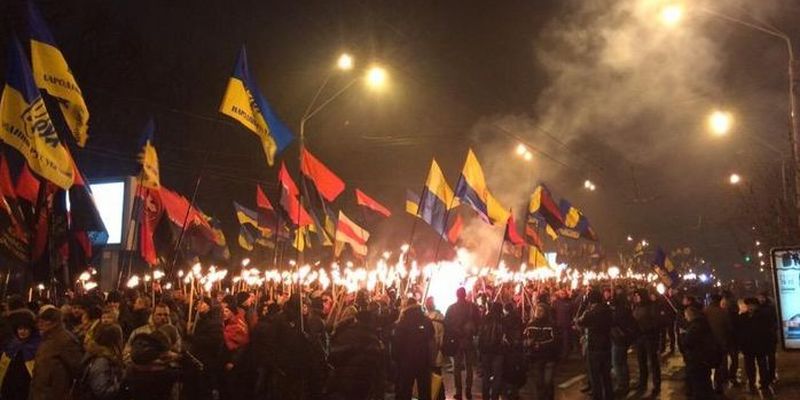 Шетња нациста улицама Кијева