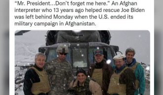 РТ: Преводилац који је „помогао у спасавању Бајдена“ 2008. године моли за спас након што је остављен у Авганистану