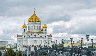 Васкршња литургија у Храму Христа Спаситеља у Москви