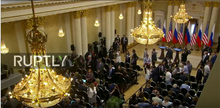 Прес конференција Владимира Путина и Доналда Трампа