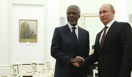 Путин подржао напоре Анана за регулисање сиријске кризе