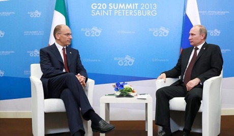 Путин се састао са премијером Италије