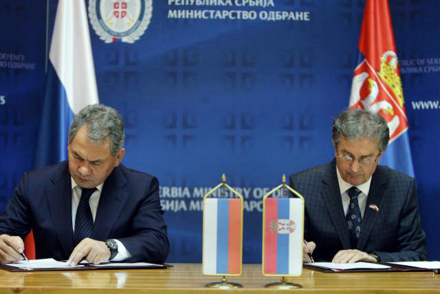 Србија потписала са Русијом споразум о стратешко-одбрамбеном нивоу сарадње