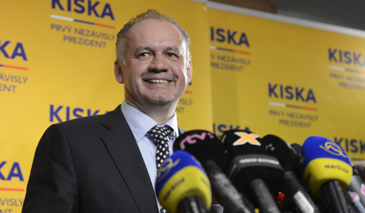 Филантроп Киска победио на председничким изборима у Словачкој