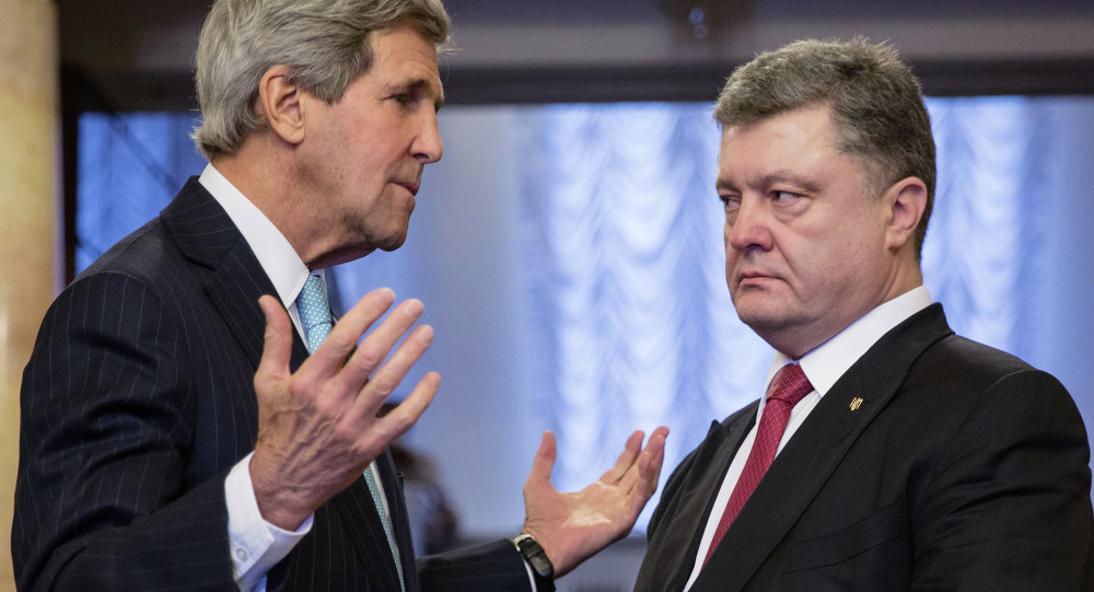 Кери и Порошенко о разговорима у Сочију