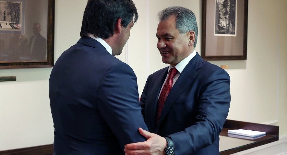 Гашић данас са Шојгуом