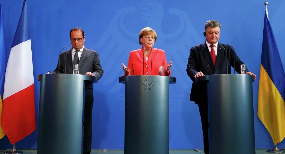 Меркелова: Неопходни разговори са Путином о Украјини © REUTERS/ Axel Schmidt СВЕТ 21:42 24.08.2015Пре Опширније: http://rs.sputniknews.com/svet/20150824/4131753.html#ixzz3joPayQrs