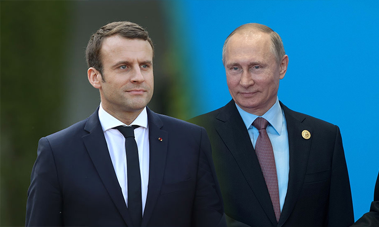 Путин и Макрон договорили рад на актуелним питањима
