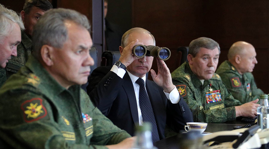 РТ: Путин и Шојгу посетили вежбу „Запад 2017“