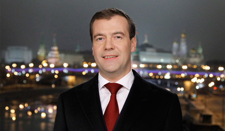 Predsednik Rusije čestitao sugrađanima Novu 2012. godinu