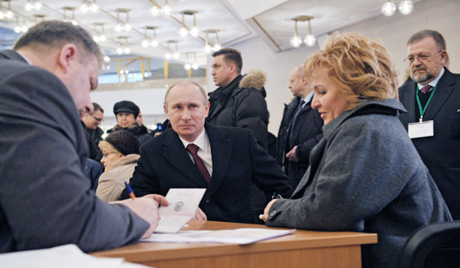 Vladimir Putin glasao na predsedničkim izborima