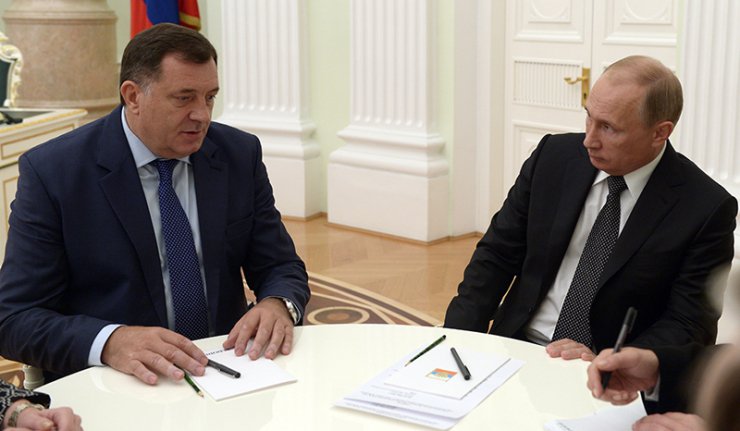 Путин се сусрео са председником Републике Српске
