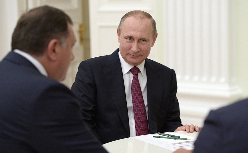 Сусрет председника Путина и Додика