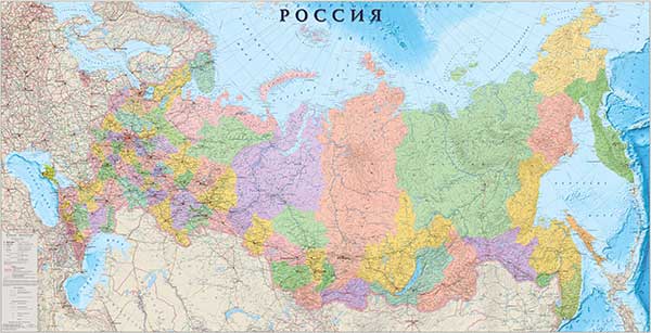 Карта Русије - увећајте